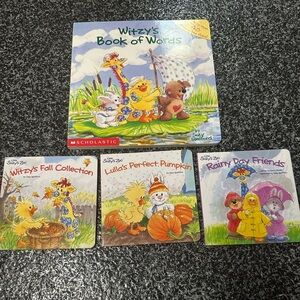 Kids Board Books 4 Rainy Day Friends Pumpkin Little Susie Zoo pop out hardcover